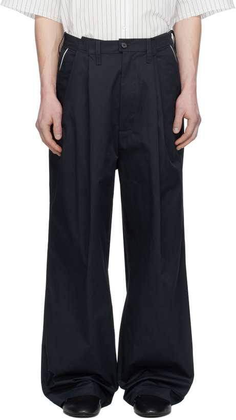 Photo: Camiel Fortgens Navy Suit Trousers