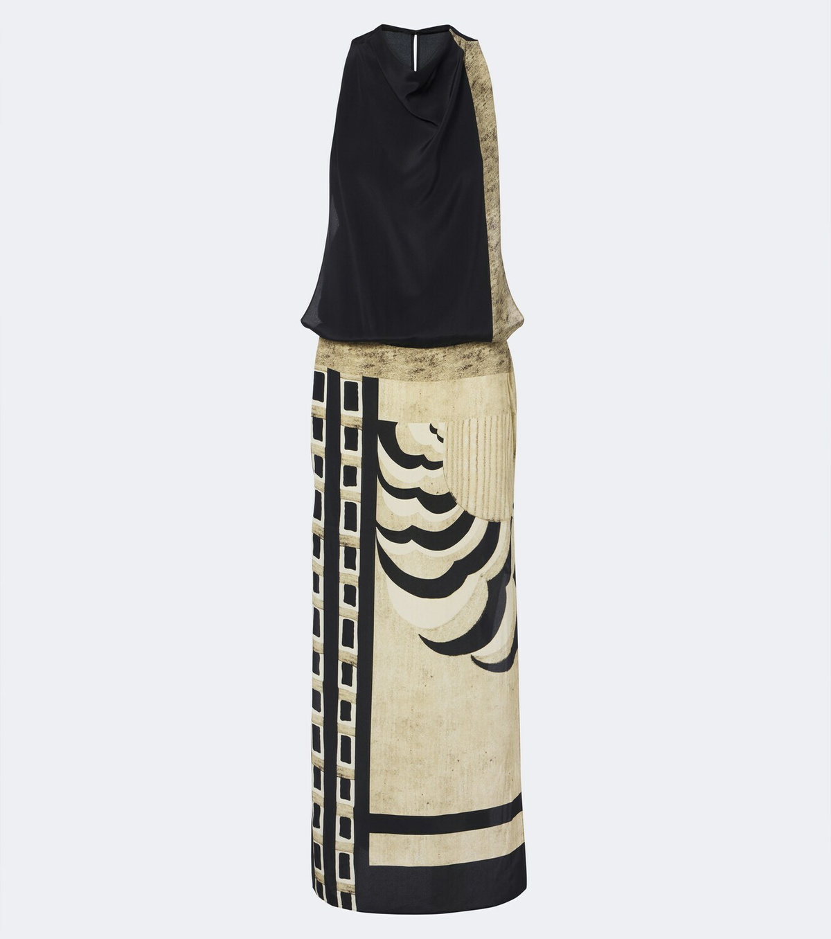 SIR Sona printed silk maxi dress