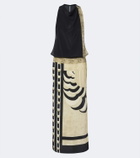 SIR Sona printed silk maxi dress