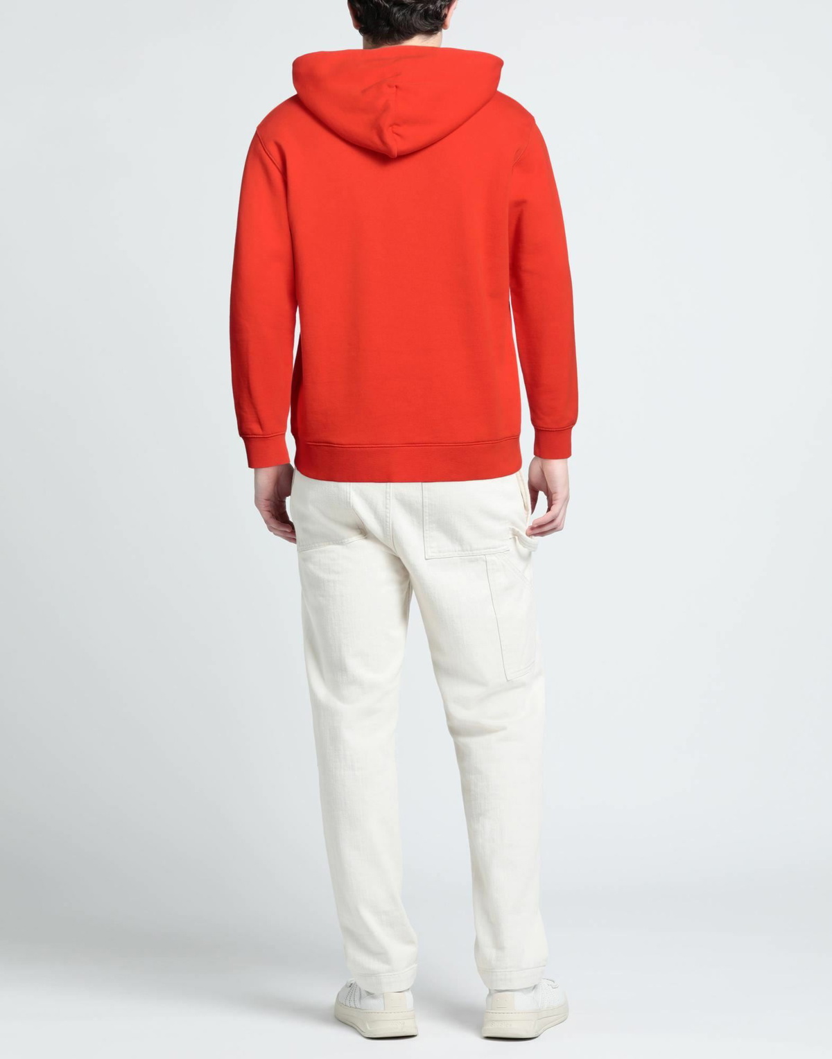 Sandro Mens Sweatshirt in Tomato red