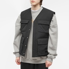 Off-White Men's Wave Tag Padded Vest in Black