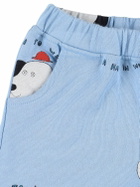 THE CAMPAMENTO Printed Cotton Sweat Shorts