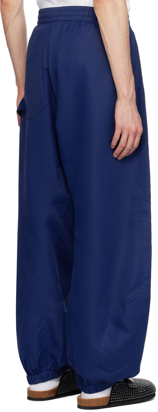 JW Anderson Blue Twisted Sweatpants