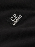 C.P. Company - Logo-Appliquéd Stretch-Cotton Piqué Polo Shirt - Black