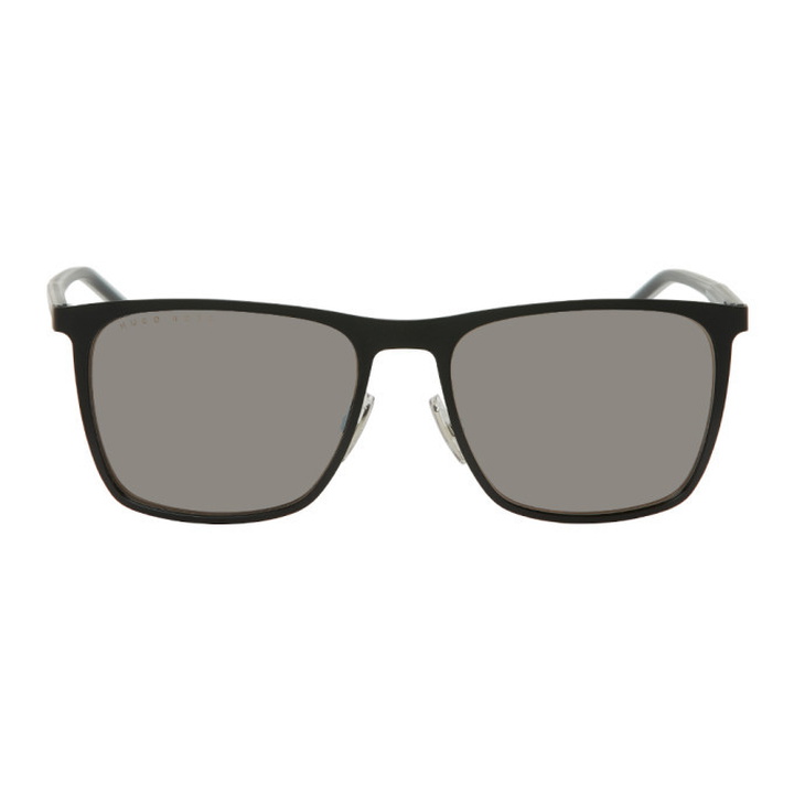Photo: Boss Black Matte Rectangular Sunglasses
