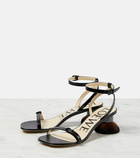Loewe Petal leather sandals