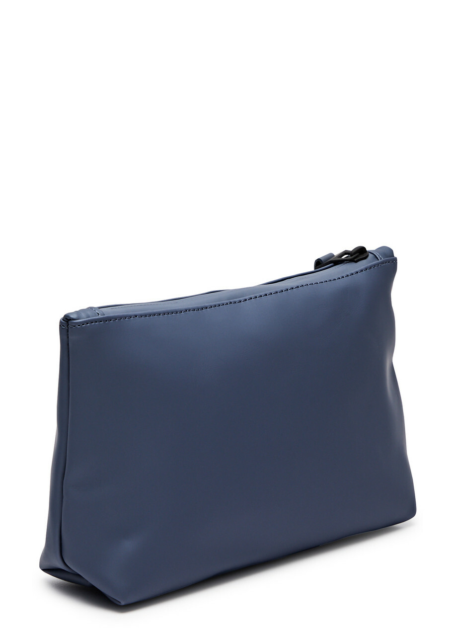 【関税込み】Cosmetic Bag W3 Pouch - RAINS - Synthetic - Blue Rains Cosmetic W3 Rubberised Pouch - Blue - One Size Rains