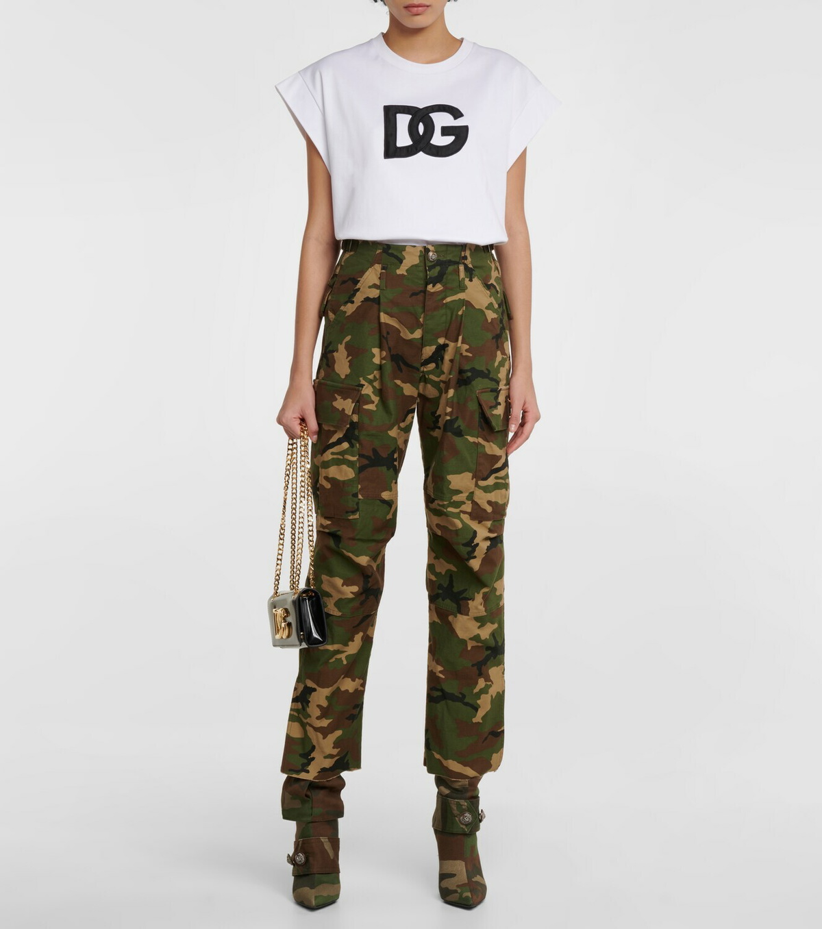 Dolce&Gabbana - Camouflage cotton-blend cargo pants Dolce & Gabbana