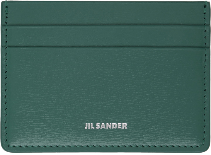 Photo: Jil Sander Green Credit Card Holder