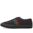 Gucci Men's Tortuga Logo Sneakers in Black