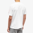 Stone Island Men's Stitches Logo One Sleeve T-Shirt in White