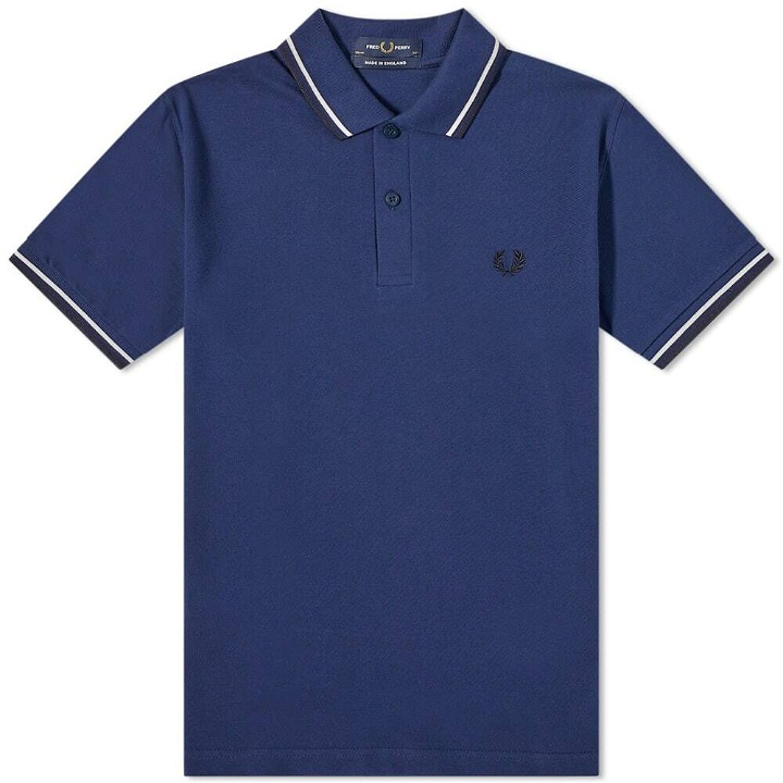 Photo: Fred Perry Authentic Men's Twin Tipped Polo Shirt in French Navy