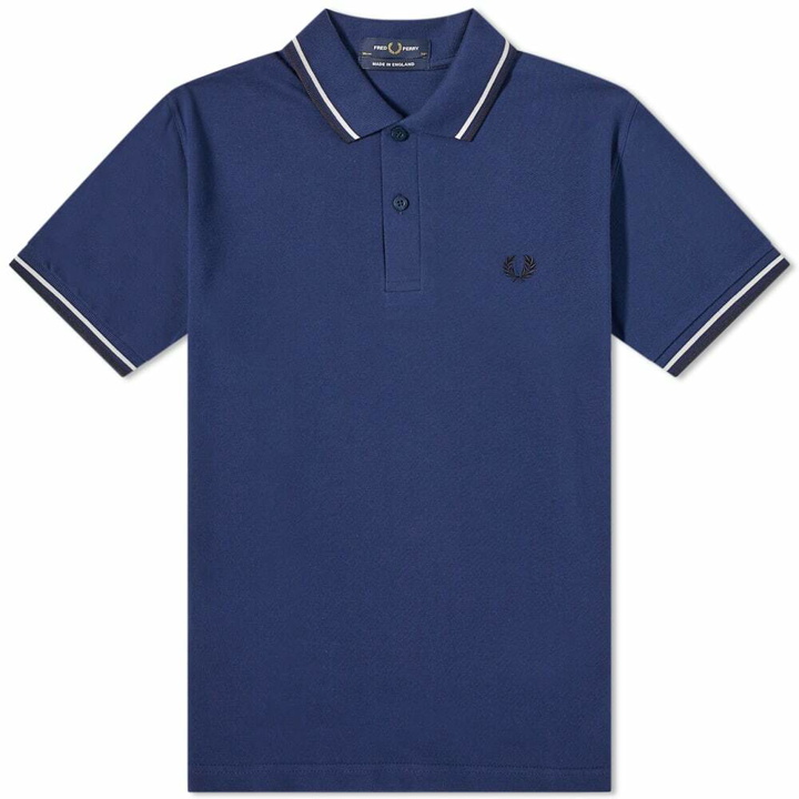 Photo: Fred Perry Authentic Men's Twin Tipped Polo Shirt in French Navy