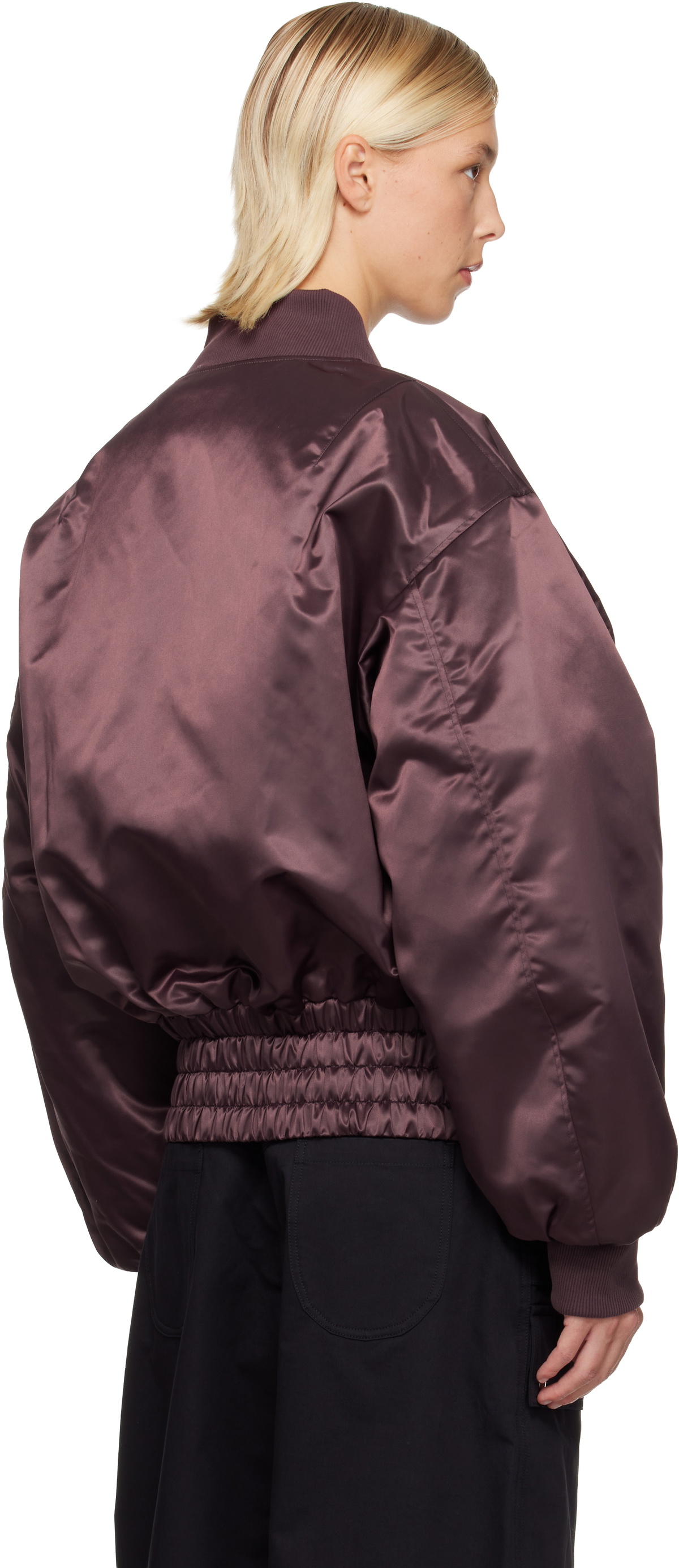 Chopova Lowena Brown Helter Bomber Jacket