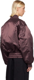 Chopova Lowena Brown Helter Bomber Jacket