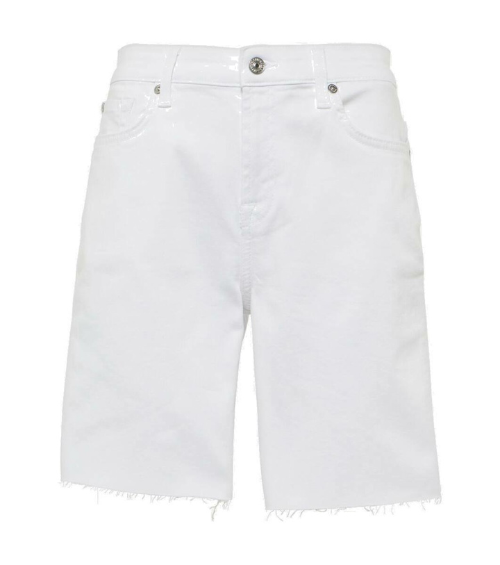 Photo: 7 For All Mankind Boy Shorts mid-rise shorts