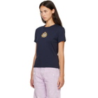 Acne Studios Navy Crest Logo T-shirt