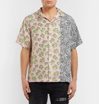 AMIRI - Camp-Collar Printed Silk Shirt - Men - Pink