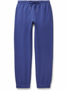 GUCCI - Tapered Printed Cotton-Jersey Sweatpants - Blue