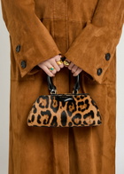Givenchy Antigona East-west Mini Leopard-print Calf Hair Cross-body bag - One Size