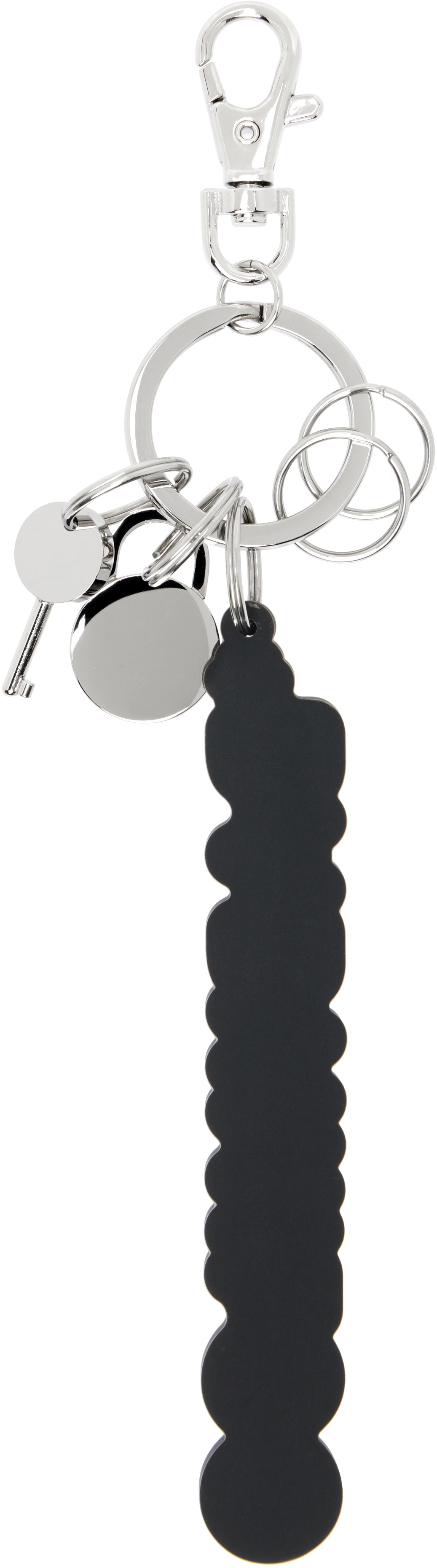 BAPE Silver Baby Milo Keychain A Bathing Ape
