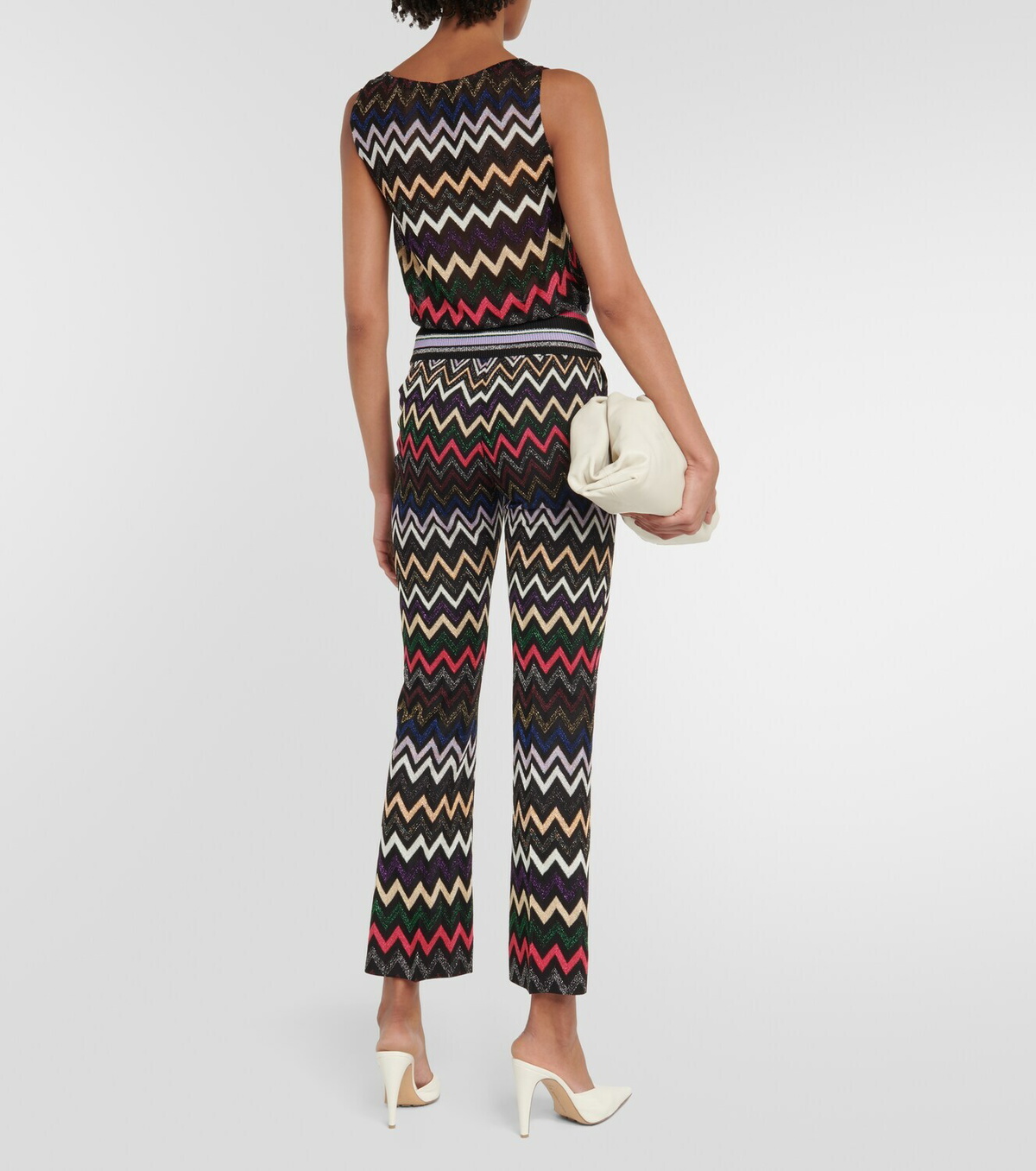 Missoni Zig-zag lamé top