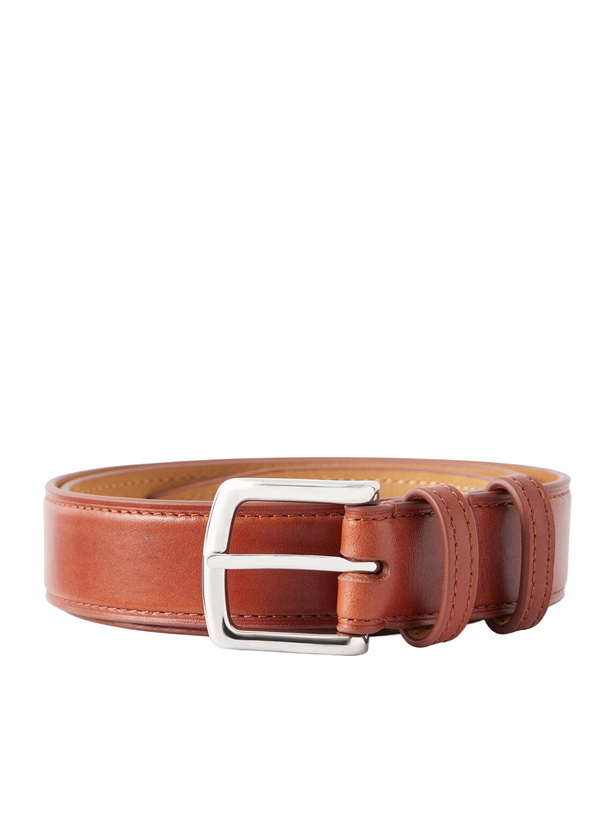 Photo: George Cleverley - 3cm Leather Belt - Brown