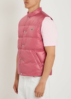 Moncler Restigo Quilted Shell Gilet Pink