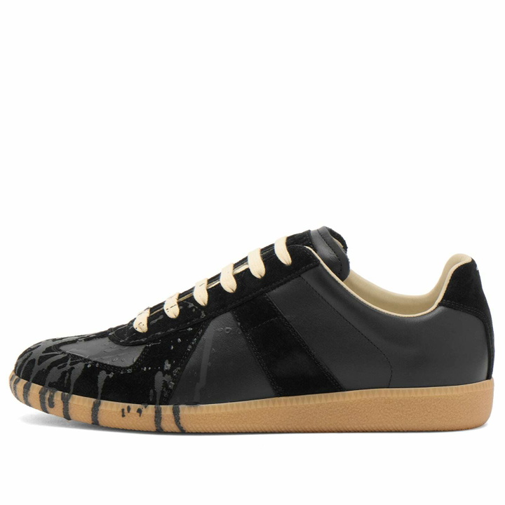 Photo: Maison Margiela Men's Replica Sneaker in Black/Black