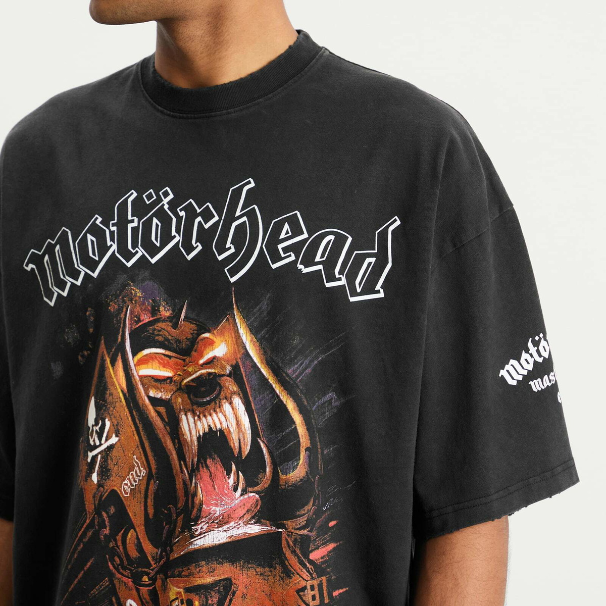 END. Men's X MASTERMIND WORLD x Motorhead RWTD T-Shirt in Black