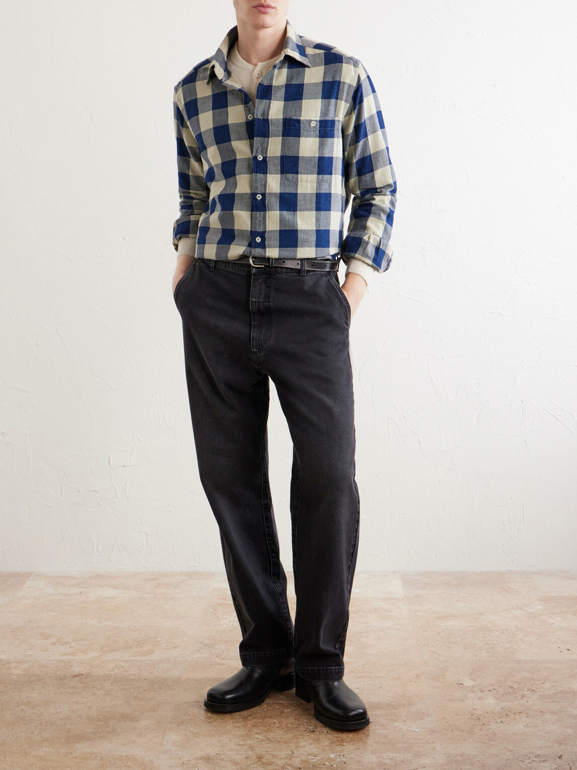Barena - Straight-Leg Cotton Chinos - Black