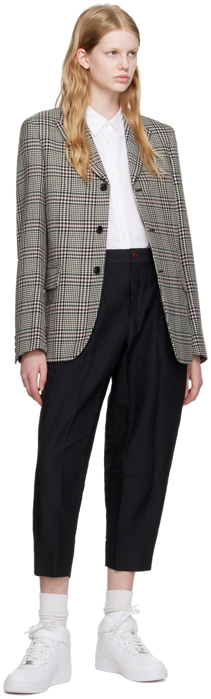 Comme des Garçons Homme Plus White Paneled Shirt