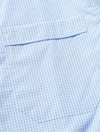 PAUL STUART - Gingham Cotton-Poplin Pyjama Set - Blue