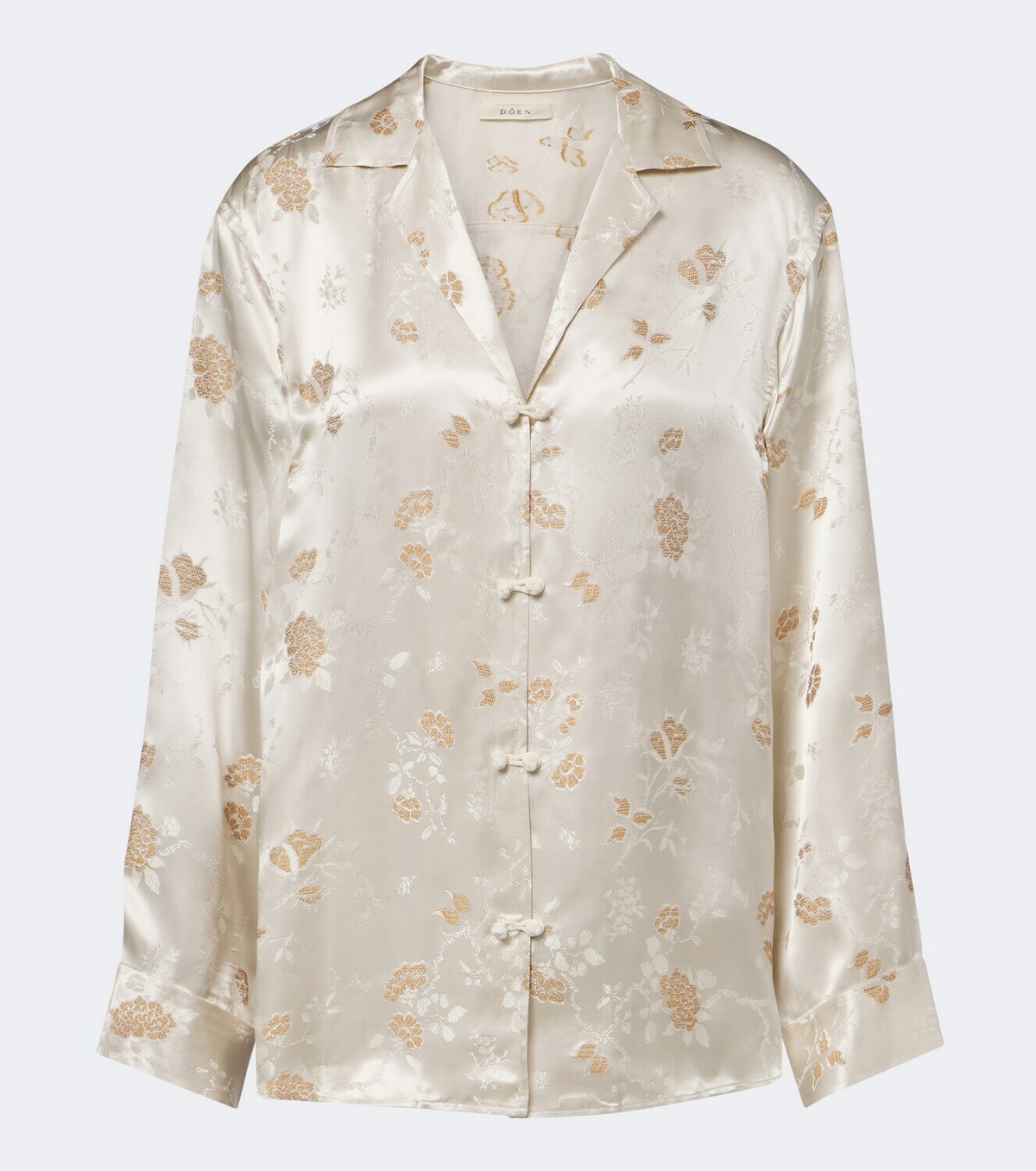 Dôen Maurise floral jacquard shirt