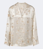 Dôen Maurise floral jacquard shirt
