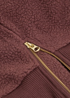 Varley Roselle Half-zip Fleece Sweatshirts Brown