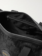 GUCCI - Off the Grid Leather-Trimmed Monogrammed ECONYL Duffle Bag