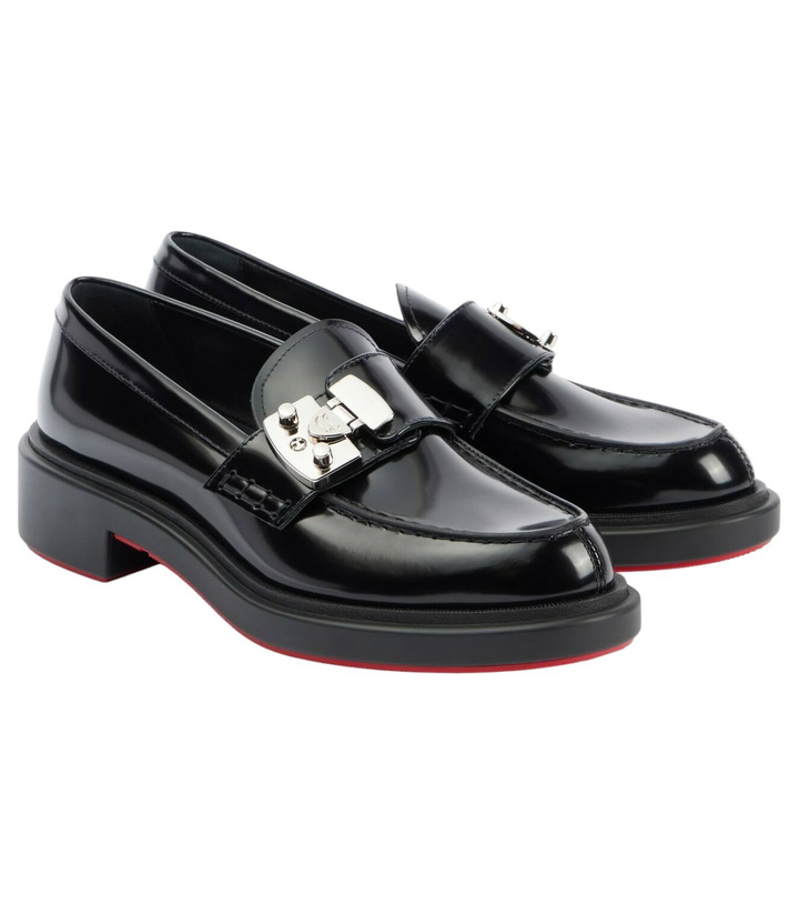 Photo: Christian Louboutin Urban Moc Lock leather loafers
