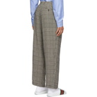 Gucci Black and Off-White Prince Of Wales Trousers