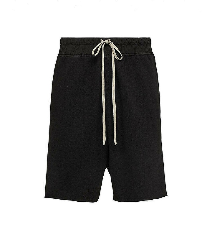 Photo: DRKSHDW by Rick Owens Cotton jersey shorts
