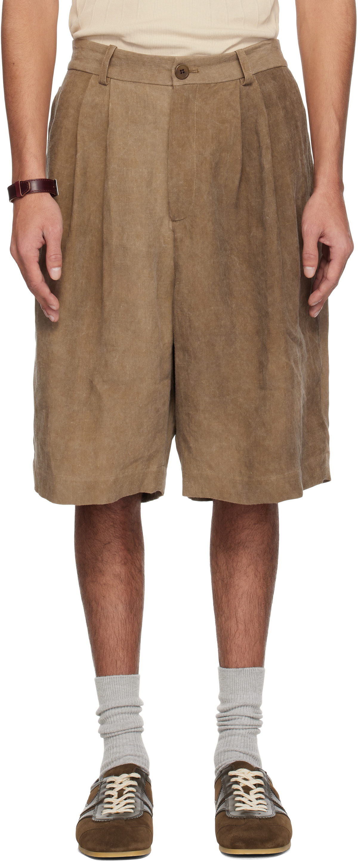 colbo Brown Dress Shorts