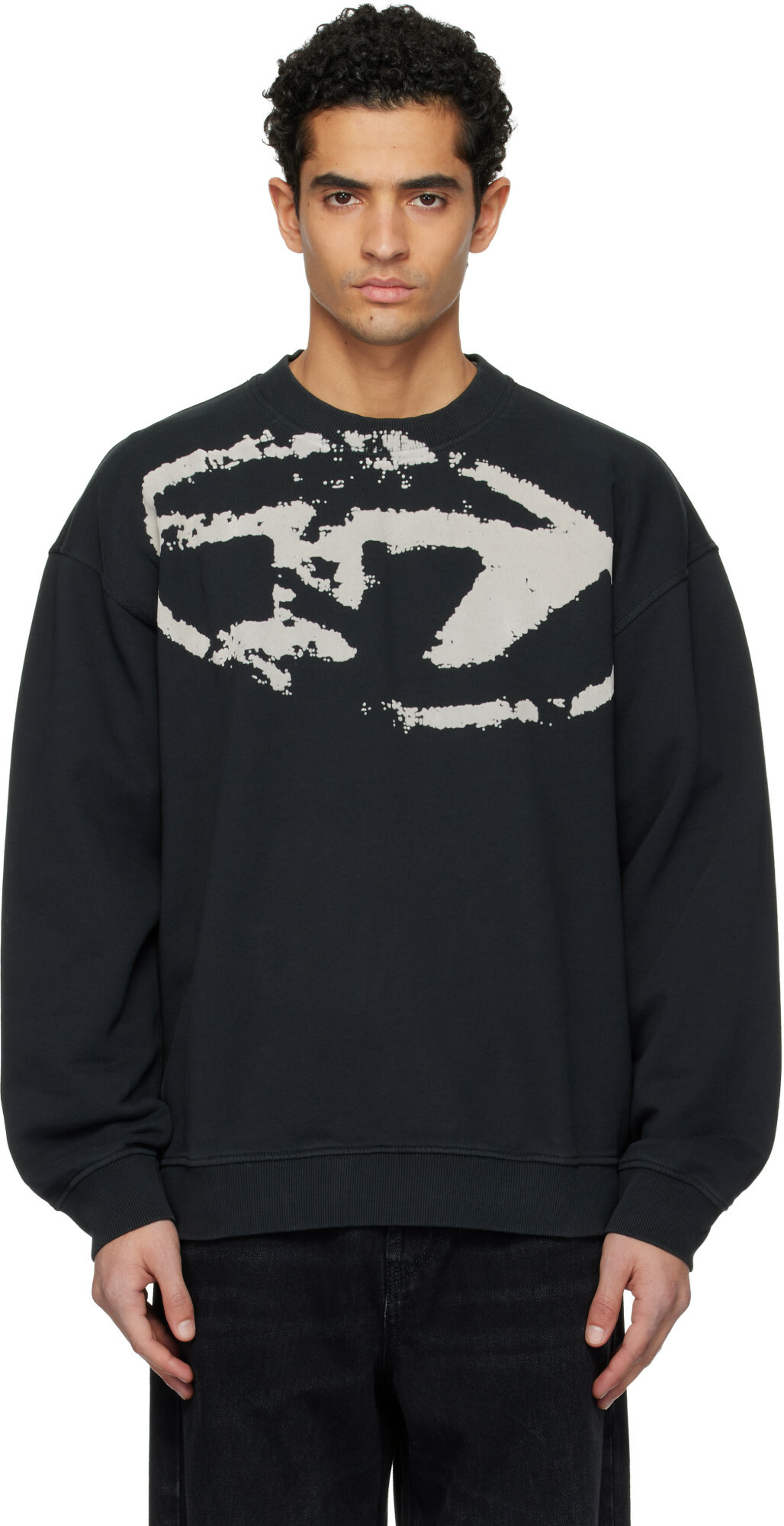 Diesel Black S-Boxt-N5 Sweatshirt