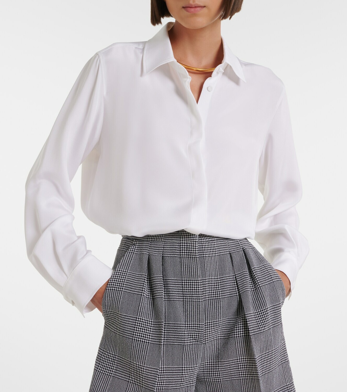 Max Mara Silk crêpe de chine shirt