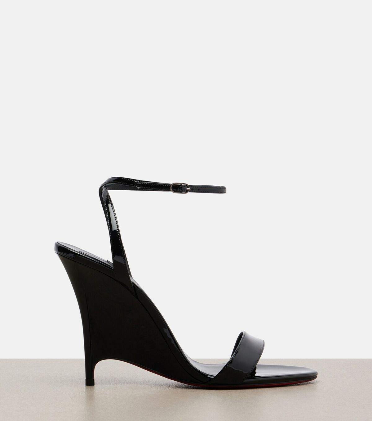 Christian Louboutin Miss Z patent leather wedge sandals