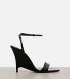 Christian Louboutin Miss Z patent leather wedge sandals
