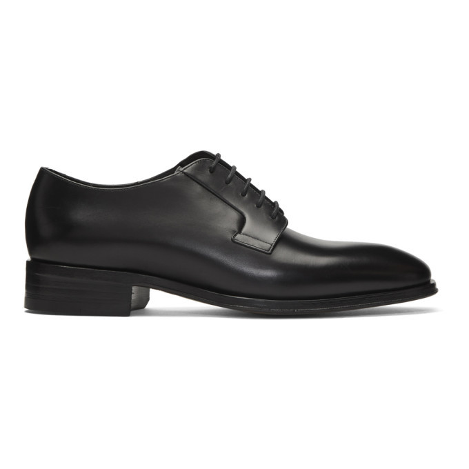 Photo: Giuseppe Zanotti Black Leather Derbys