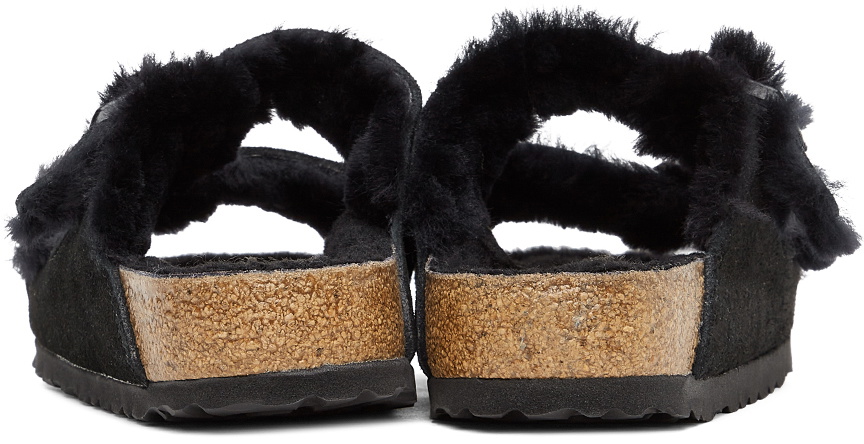 Birkenstock Kids Arizona Shearling-trim Sandals