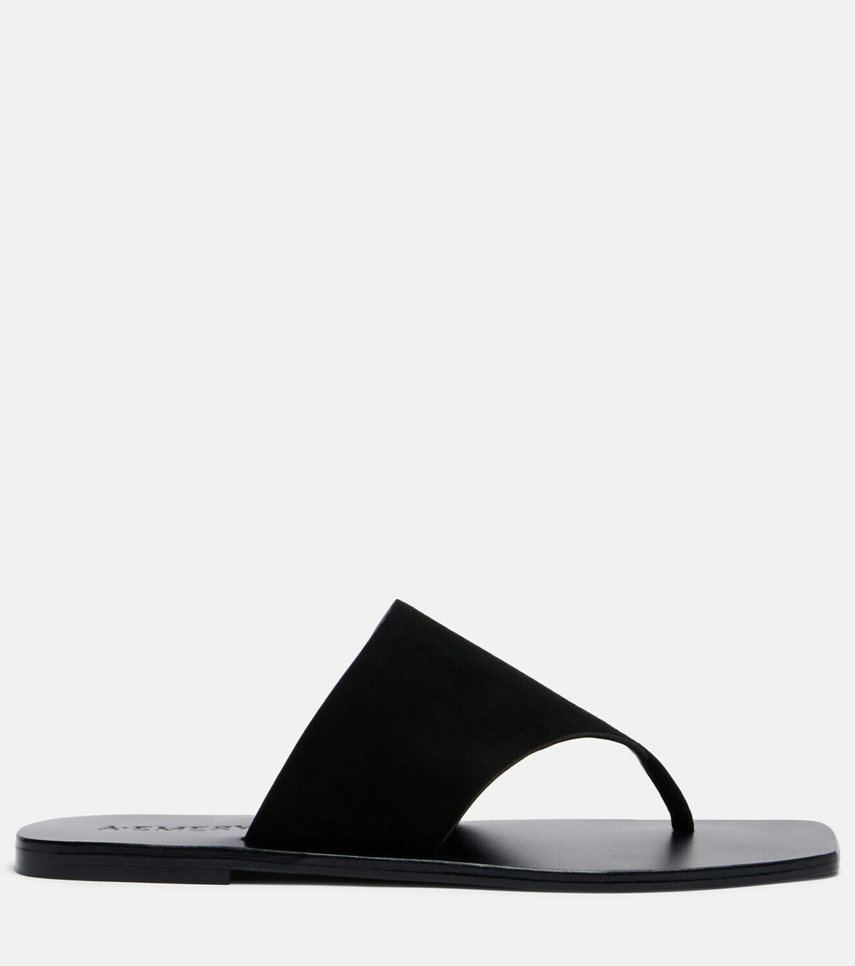 A.Emery Paton suede thong sandals