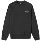 Dickies Men's Fort Lewis Embroidered Crew Sweat in Black