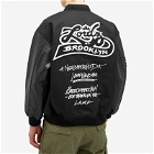 Neighborhood Men's x Lordz of Brooklyn Stadium Jacket in Black